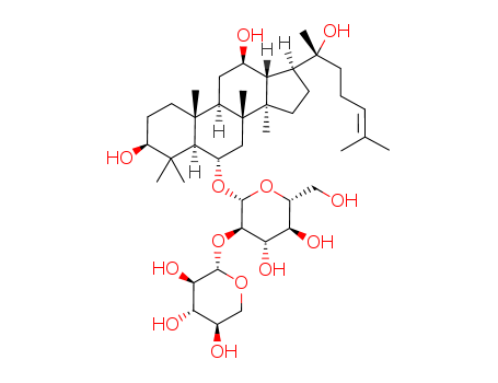b-D-Glucopyranoside, (3b,6a,12b)-3,12,20-trihydroxydammar-24-en-6-yl 2-O-b-D-xylopyranosyl-