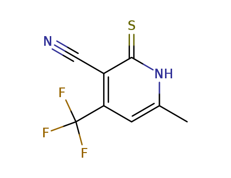 3-Pyridinecarbonitrile,1,2-dihydro-6-methyl-2-thioxo-4-(trifluoromethyl)-(182127-92-0)