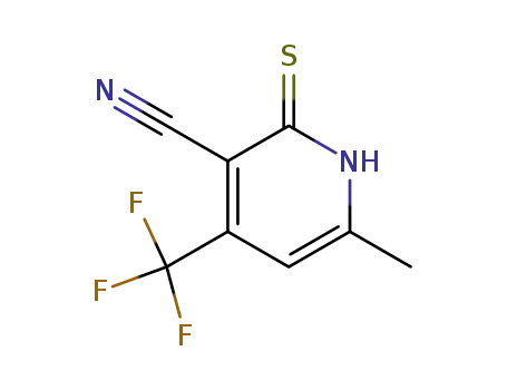 3-Pyridinecarbonitrile,1,2-dihydro-6-methyl-2-thioxo-4-(trifluoromethyl)-