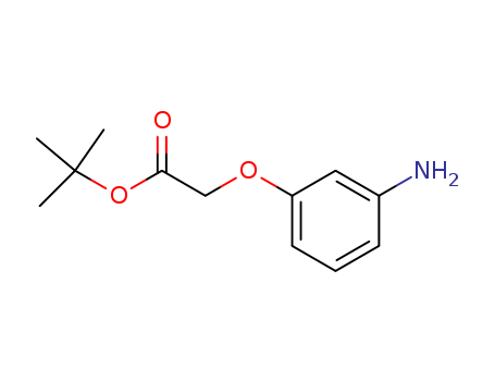 Molecular Structure of 138563-68-5 (Acetic acid, (3-aminophenoxy)-, 1,1-dimethylethyl ester)