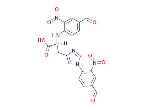 1,<i>N</i><sup>α</sup>-bis-(4-formyl-2-nitro-phenyl)-L-histidine