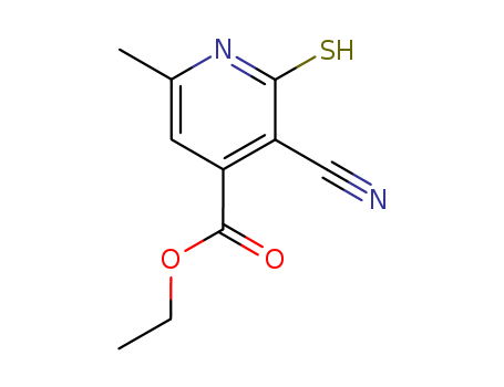 Ethyl 3-cyano-2-mercapto-6-methylisonicotinate  CAS NO.56891-69-1