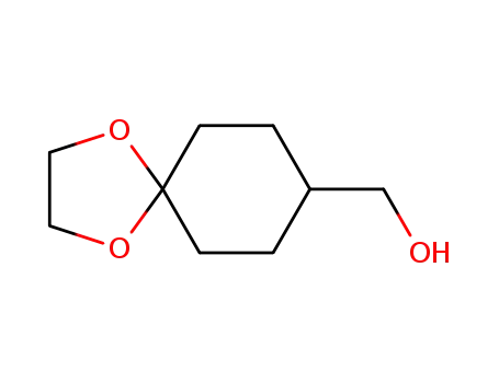 Molecular Structure of 17159-82-9 (1,4-dioxaspiro[4.5]decan-8-ylmethanol)