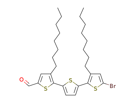 5-Formyl-5''-bromo-3,3''-dioctyl-2,2':5',2''-terthiophene