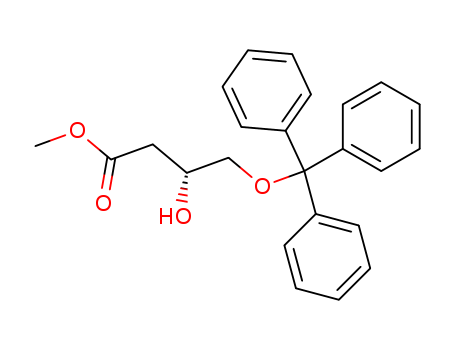 BUTANOIC ACID, 3-HYDROXY-4-(TRIPHENYLMETHOXY)-, METHYL ESTER, (R)