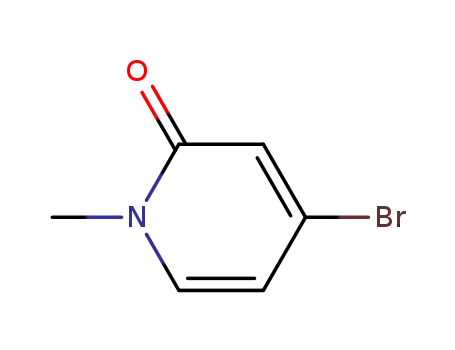 Molecular Structure of 214342-63-9 (4-Bromo-1-methylpyridin-2(1H)-one)