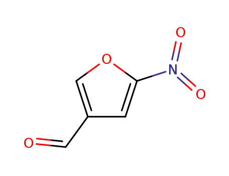 Molecular Structure of 72918-24-2 (3-Furancarboxaldehyde, 5-nitro)