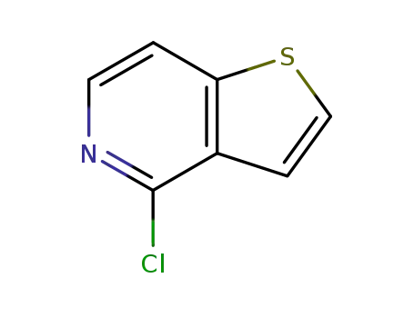 Molecular Structure of 27685-94-5 (4-Chlorothieno[3,2-c]pyridine)