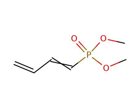 Molecular Structure of 4037-11-0 (Phosphonic acid, 1,3-butadienyl-, dimethyl ester)