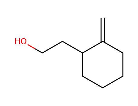 Molecular Structure of 53544-46-0 (Cyclohexaneethanol, 2-methylene-)