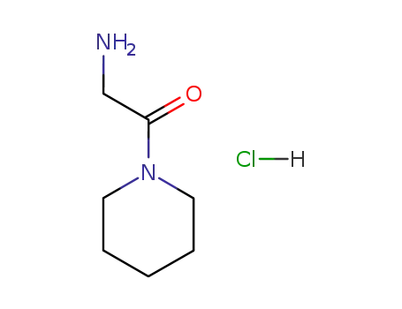 Molecular Structure of 5437-48-9 (2-AMINO-1-PIPERIDIN-1-YL-ETHANONE HCL)