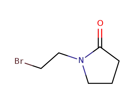 Molecular Structure of 117018-99-2 (1-(2-bromoethyl)pyrrolidin-2-one)