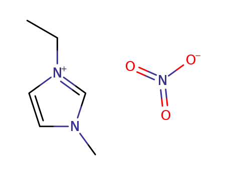 Molecular Structure of 143314-14-1 (1-ETHYL-3-METHYLIMIDAZOLIUM NITRATE)