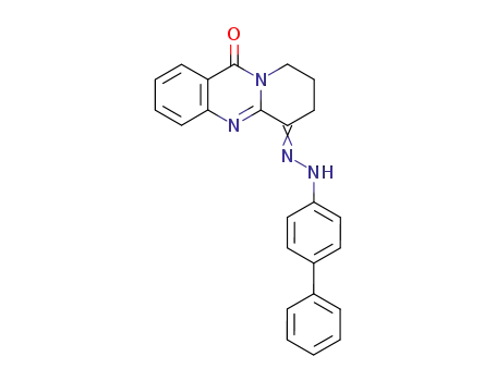 7H-Pyrido[2,1-b]quinazoline-6,11-dione, 8,9-dihydro-,
6-([1,1'-biphenyl]-4-ylhydrazone), (E)-