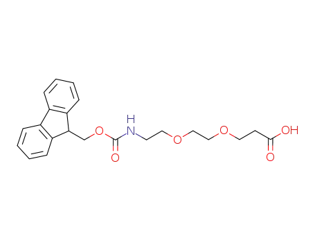 Molecular Structure of 872679-70-4 (Fmoc-9-Amino-4,7-Dioxanonanoic acid)