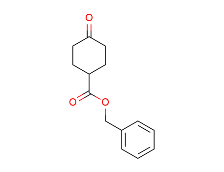Cyclohexanecarboxylic acid, 4-oxo-, phenylmethyl ester