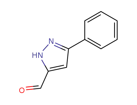 Molecular Structure of 57204-65-6 (5-Phenyl-1h-pyrazole-3-carbaldehyde)