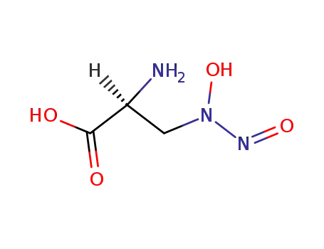 Molecular Structure of 5854-93-3 (Alanosine)