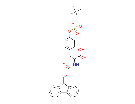 L-Tyrosine, N-[(9H-fluoren-9-ylmethoxy)carbonyl]-, 2,2-dimethylpropyl
sulfate (ester)(878408-63-0)