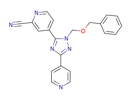 2-Pyridinecarbonitrile,
4-[1-[(phenylmethoxy)methyl]-3-(4-pyridinyl)-1H-1,2,4-triazol-5-yl]-