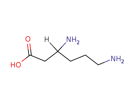 Molecular Structure of 4299-56-3 (beta-lysine)