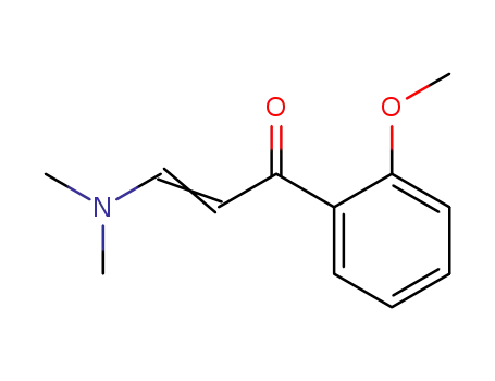 Molecular Structure of 195813-59-3 (3-DiMethylaMino-1-(2-Methoxyphenyl)-2-propen-1-one, 95%)