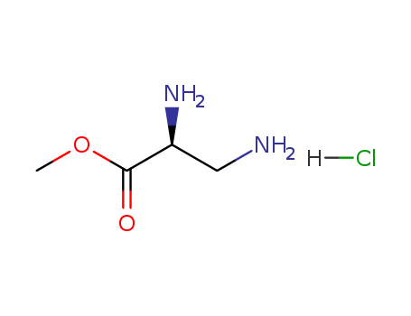 Molecular Structure of 161372-39-0 (L-Alanine, 3-amino-, methyl ester, monohydrochloride)