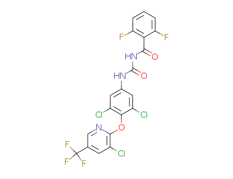 Benzamide,N-[[[3,5-dichloro-4-[[3-chloro-5-(trifluoromethyl)-2-pyridinyl]oxy]phenyl]amino]carbonyl]-2,6-difluoro-(71422-67-8)