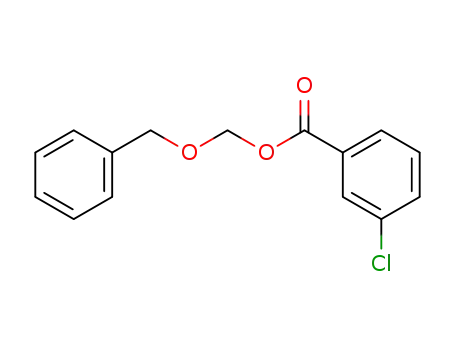 Molecular Structure of 1562675-13-1 (benzyloxymethyl 3-chlorobenzoate)