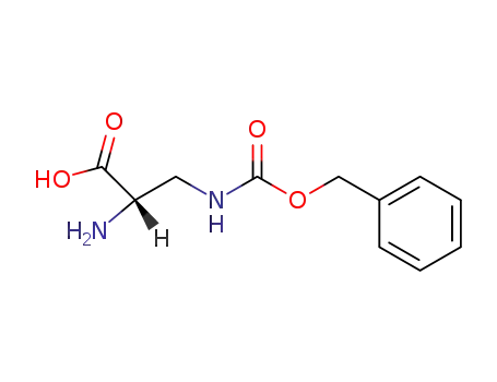 Molecular Structure of 28415-54-5 (L-Alanine, 3-[[(phenylmethoxy)carbonyl]amino]-)