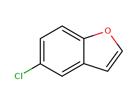 Molecular Structure of 23145-05-3 (5-Chlorobenzofuran)