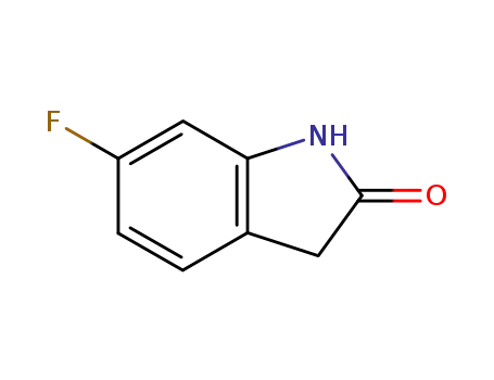 Molecular Structure of 56341-39-0 (6-Fluoro-2-oxindole)