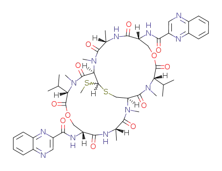 Molecular Structure of 512-64-1 (QUINOMYCIN A)