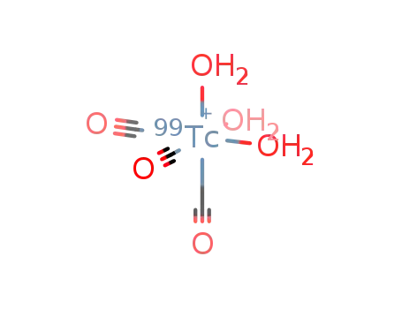 Molecular Structure of 163932-31-8 ([<sup>(99)</sup>technetium(I)(carbonyl)3(H<sub>2</sub>O)3])