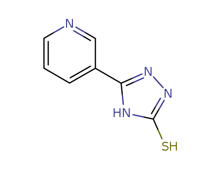 3H-1,2,4-Triazole-3-thione,1,2-dihydro-5-(3-pyridinyl)-