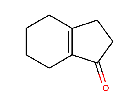 Molecular Structure of 22118-00-9 (2,3,4,5,6,7-Hexahydro-1H-indene-1-one)