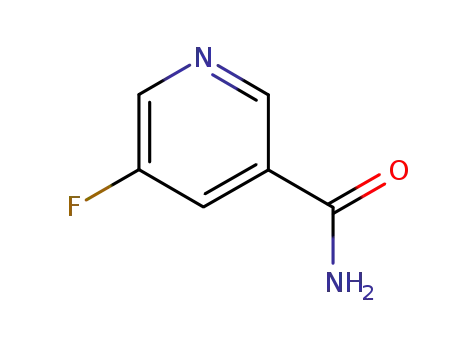 Molecular Structure of 70-58-6 (5-Fluoronicotinamide)