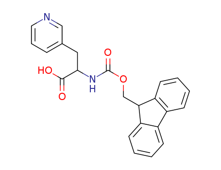 142994-45-4,(R)-N-Fmoc-(3-Pyridyl)alanine,3-Pyridinepropanoicacid, a-[[(9H-fluoren-9-ylmethoxy)carbonyl]amino]-,(R)-;Fmoc-3-(3-Pyridyl)-D-Alanine.HCl;Fmoc-D-3-Pal-OH;Fmoc-D-Ala(3-pyridyl)-OH·HCl;