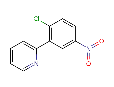 Molecular Structure of 879088-40-1 (2-(2-chloro-5-nitrophenyl)pyridine)
