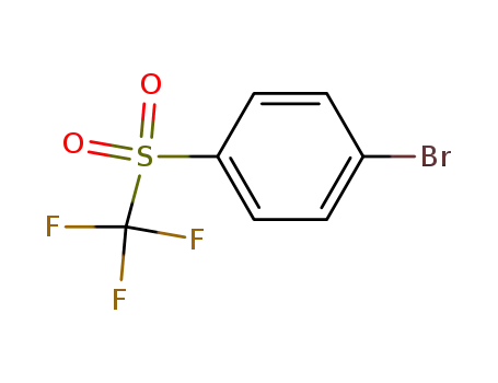 Molecular Structure of 312-20-9 (1-Bromo-4-[(trifluoromethyl)sulfonyl]benzene)