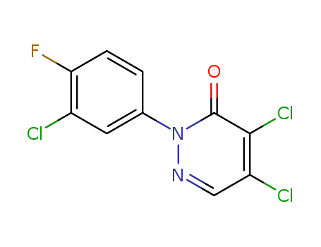 3(2H)-Pyridazinone,4,5-dichloro-2-(3-chloro-4-fluorophenyl)-