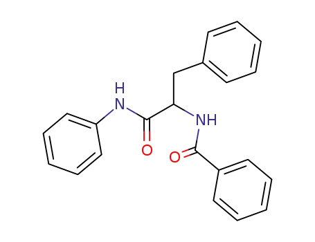 Benzenepropanamide, a-(benzoylamino)-N-phenyl-, (S)-