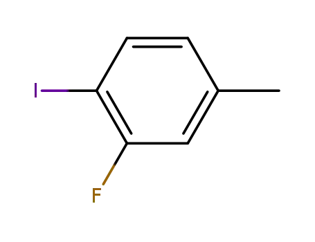 Molecular Structure of 452-79-9 (3-FLUORO-4-IODOTOLUENE)