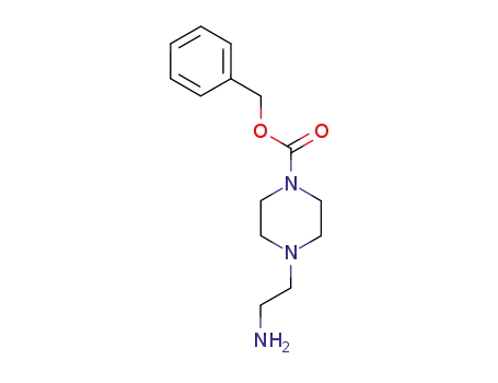 Molecular Structure of 104740-55-8 (1-Cbz-4-(2-Aminoethyl)piperazine)