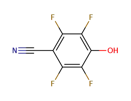 Molecular Structure of 19161-30-9 (Benzonitrile, 2,3,5,6-tetrafluoro-4-hydroxy-)