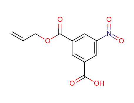 Molecular Structure of 153774-60-8 (1,3-Benzenedicarboxylic acid, 5-nitro-, mono-2-propenyl ester)