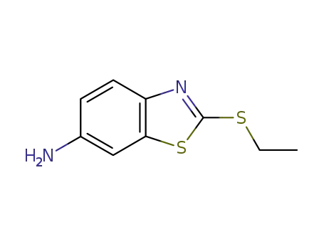 Molecular Structure of 59813-89-7 (2-ETHYLSULFANYL-BENZOTHIAZOL-6-YLAMINE)