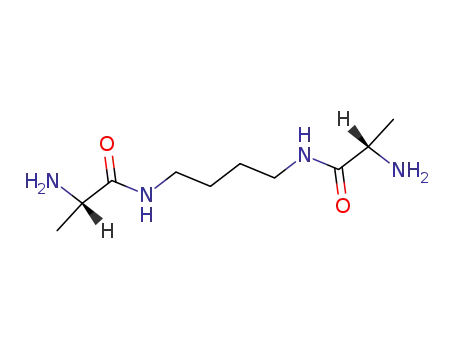 Molecular Structure of 133499-67-9 (Propanamide, N,N'-1,4-butanediylbis[2-amino-, (2S,2'S)-)