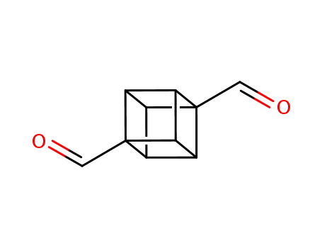 Molecular Structure of 163332-89-6 (Pentacyclo[4.2.0.02,5.03,8.04,7]octane-1,4-dicarboxaldehyde (9CI))