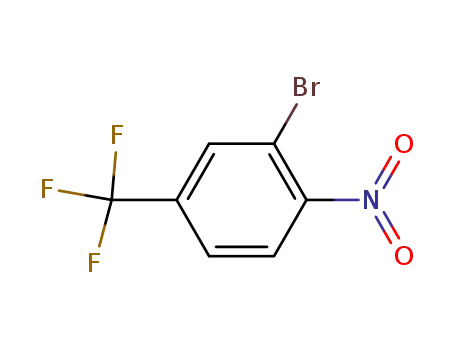 Molecular Structure of 132839-58-8 (2-Bromo-1-nitro-4-(trifluoromethyl)benzene)